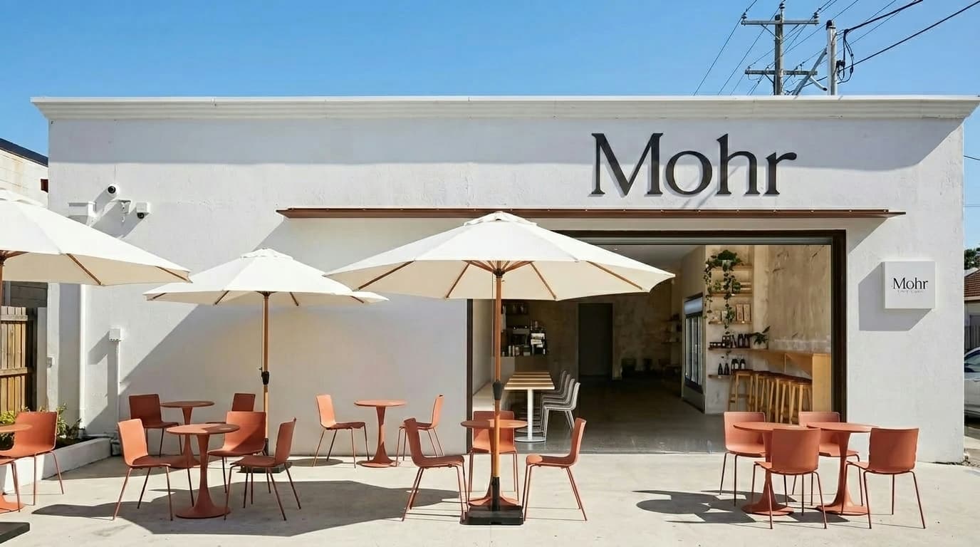 Inside Mohr Cafe