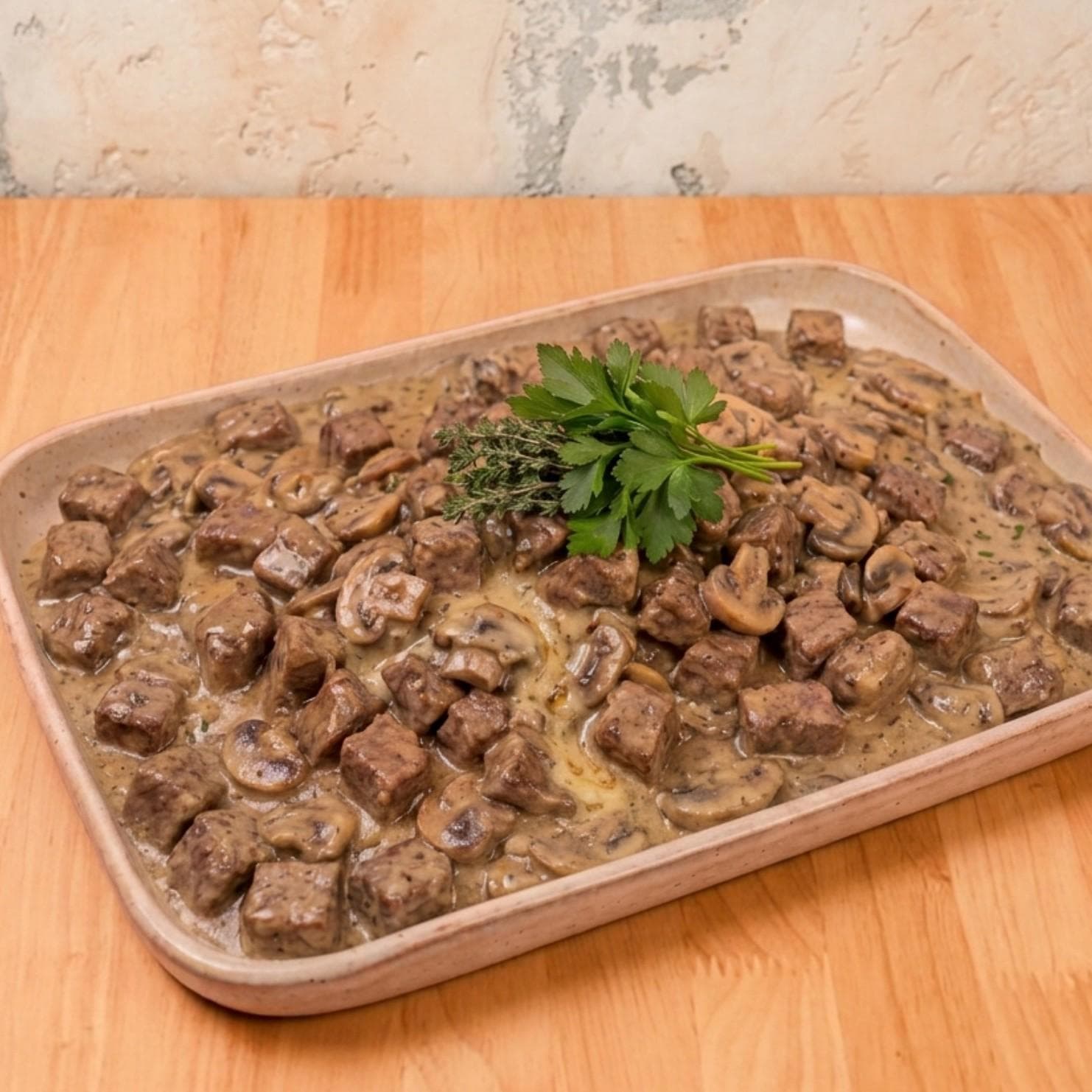 Beef Stroganoff