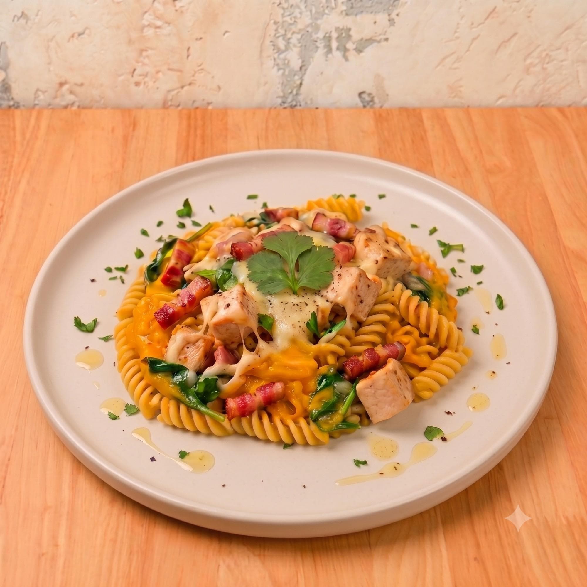 High Protein Chicken Pasta
