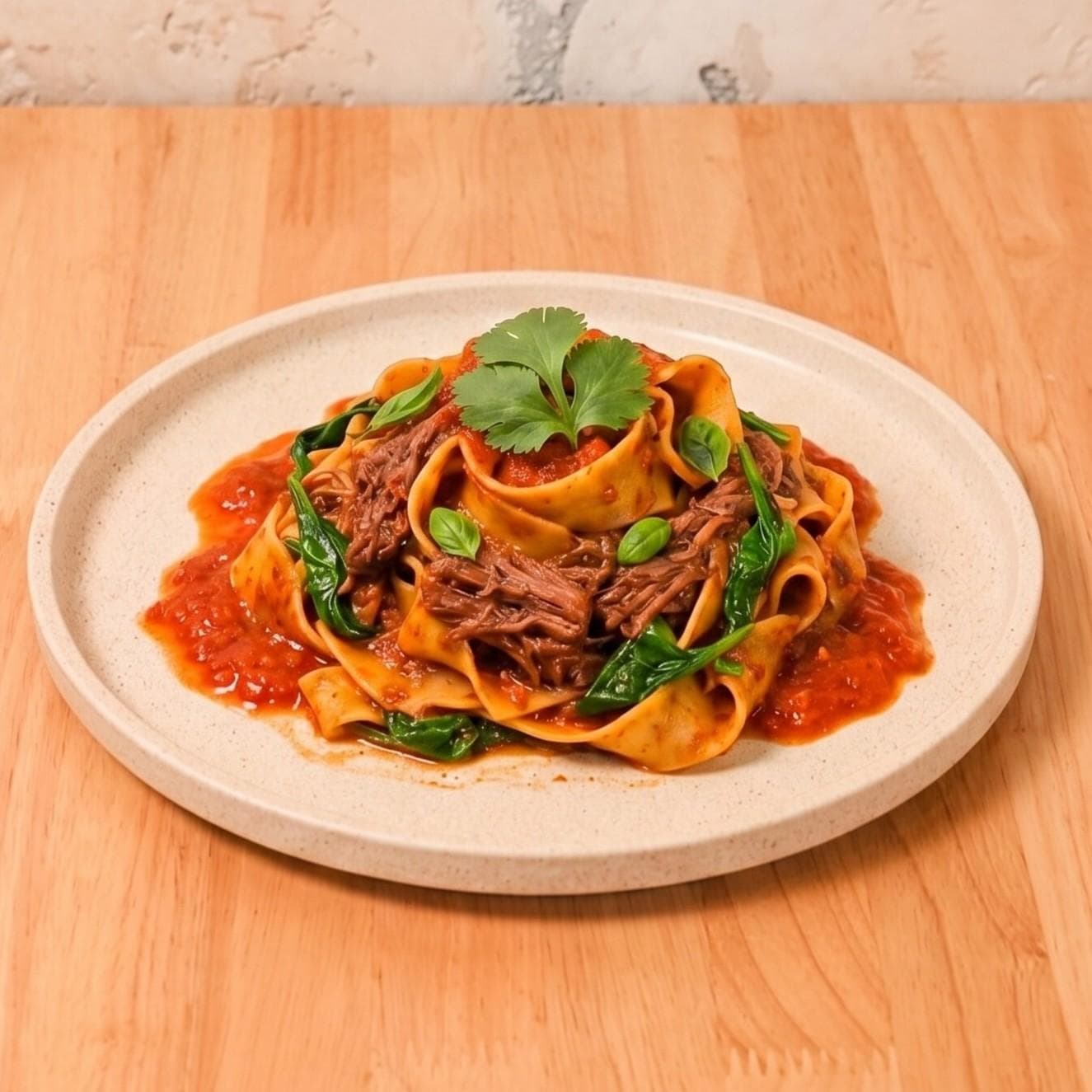 Braised Lamb pappardelle