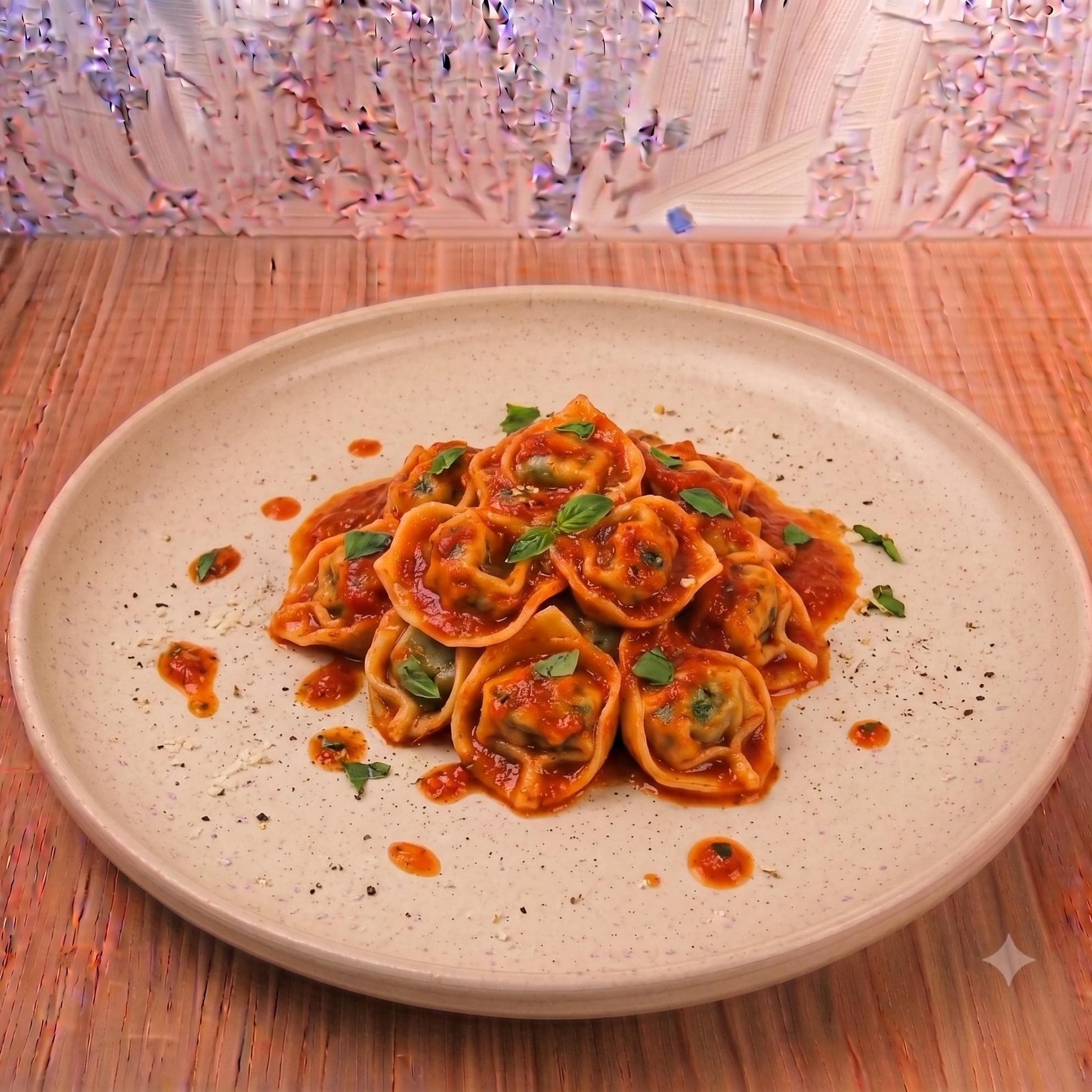 Spinach, kale & ricotta tortellini