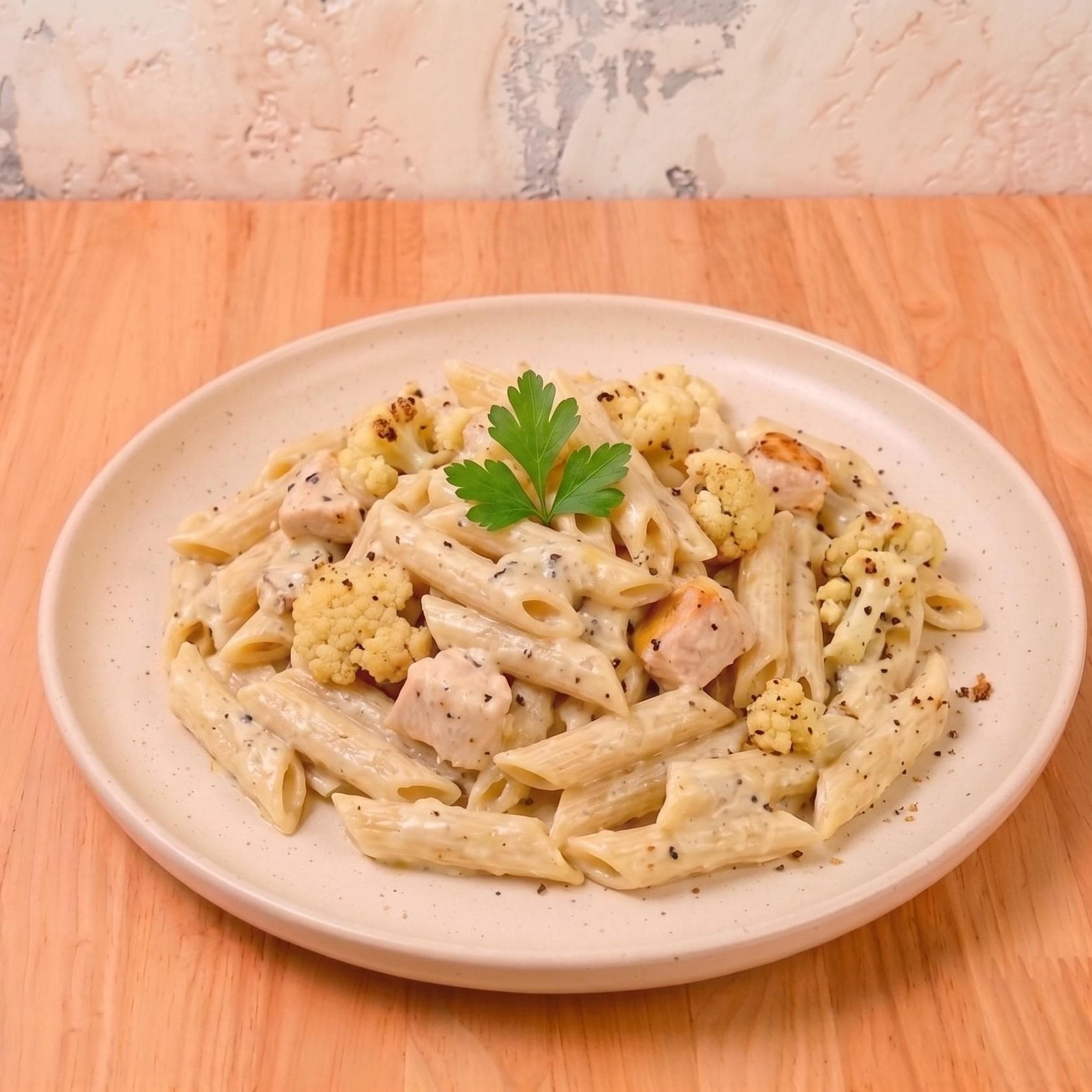 Chicken, Bacon & Mushroom Pappardelle