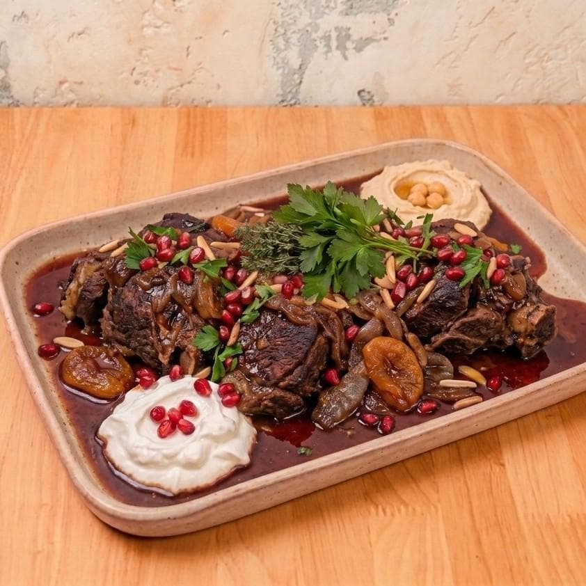 Braised Moroccan Lamb Shoulder