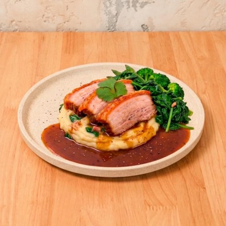 Roast Pork Belly & Mash