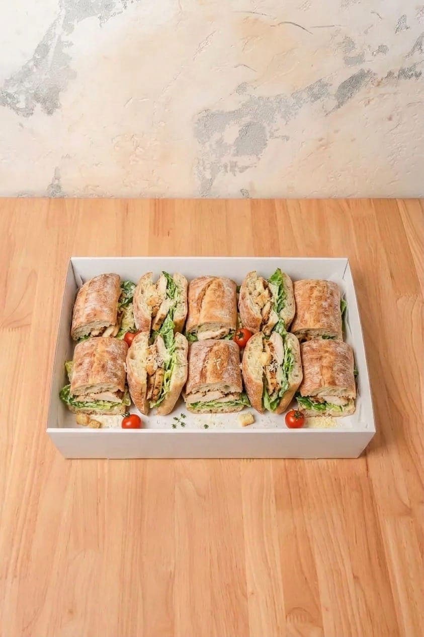 Ciabatta Chicken Caesar Sandwiches (10 pc)