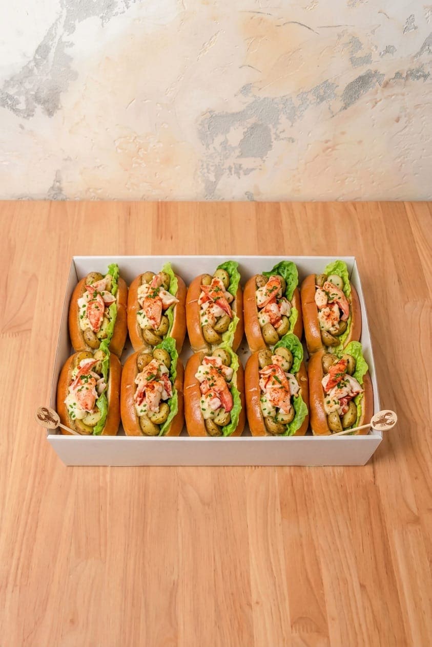 Lobster, Potato & Baby Gem Rolls (10 pc)