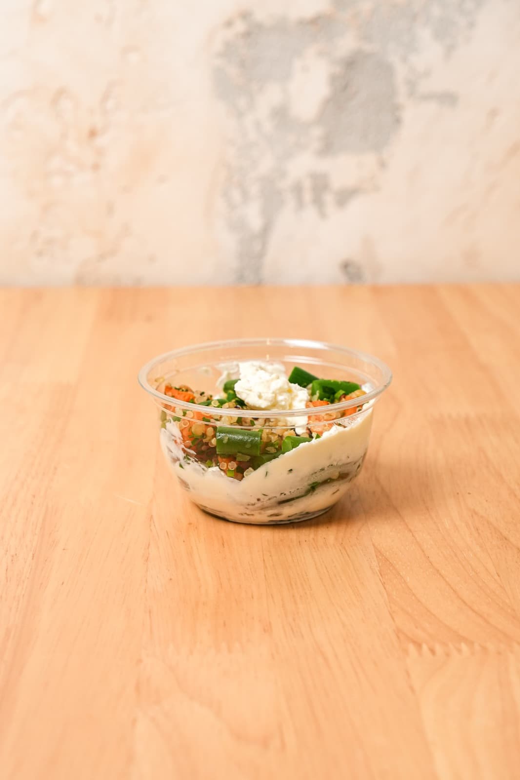 Mixed Grains, Fetta Whip & Green Beans