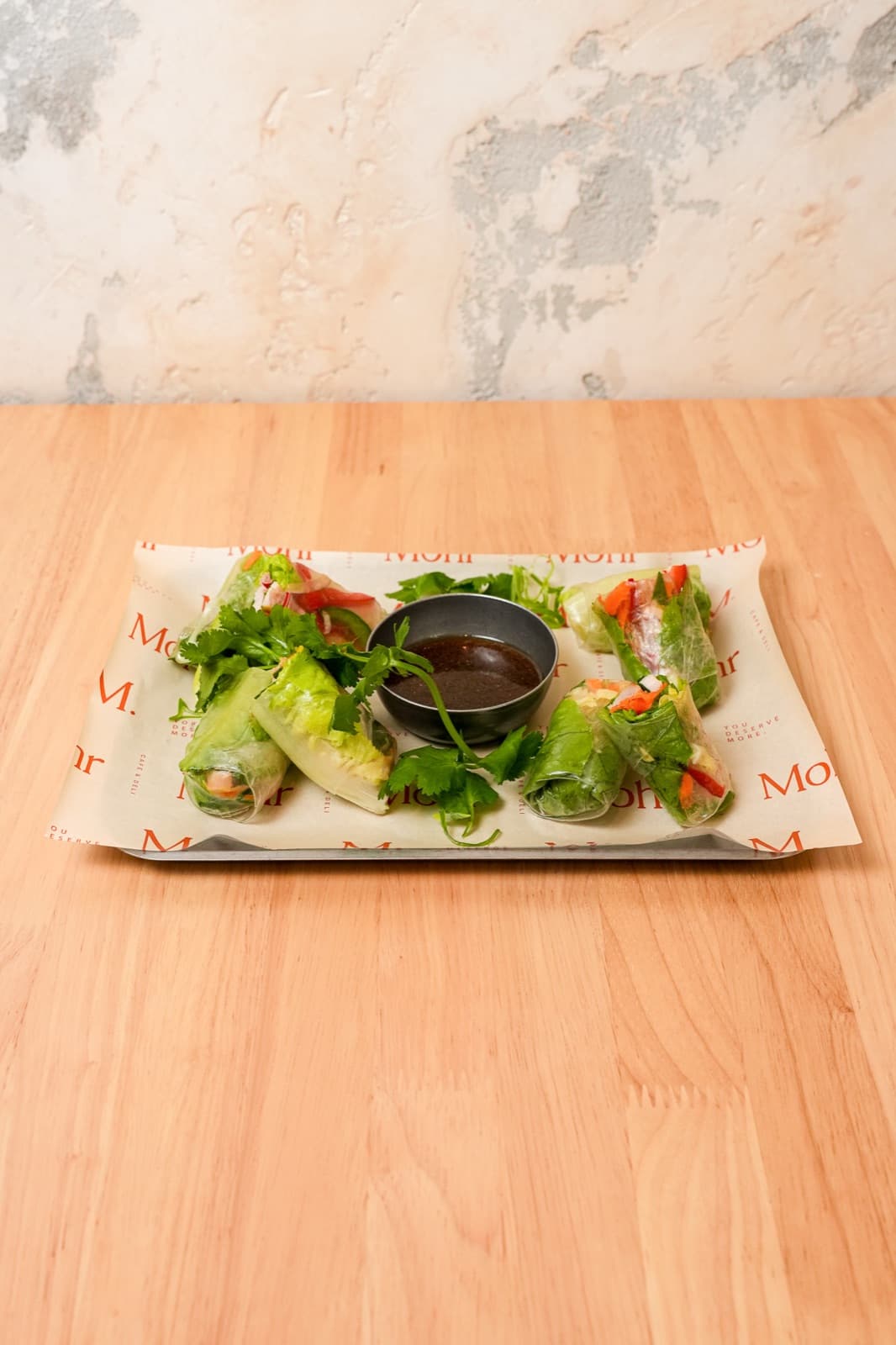 Thai Chicken Rice Paper Rolls