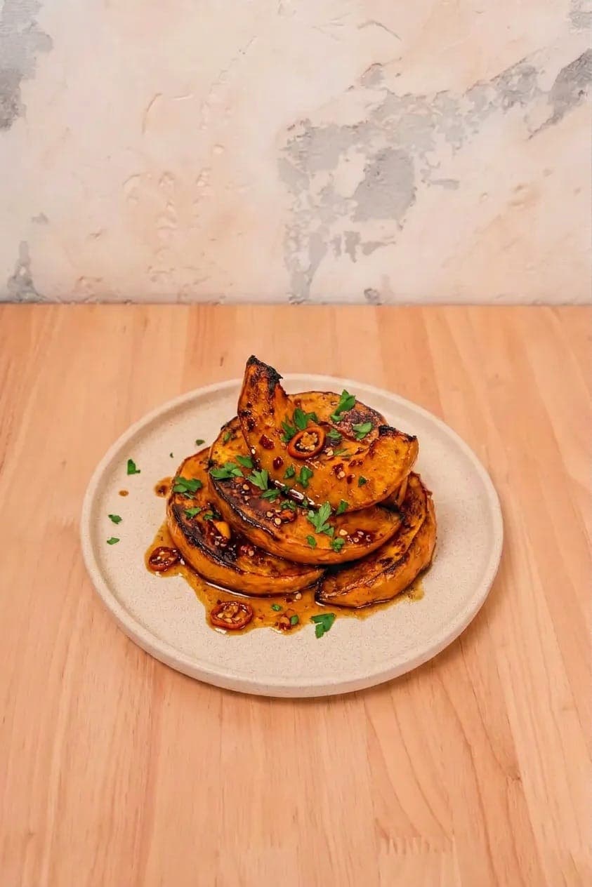 Roasted Pumpkin, Chilli Caramel
